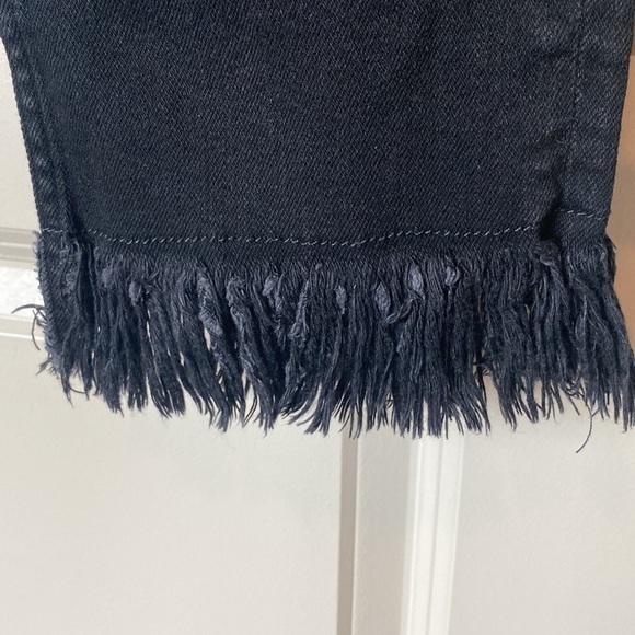 MAJE Black Panako Frayed Hem Ankle Jeans 38 - Picture 5 of 12